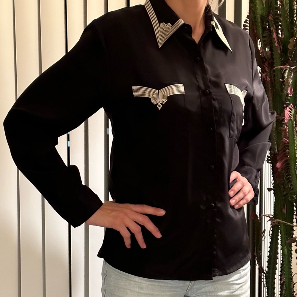 Vintage Western Blouse